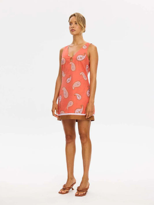 KIVARI - Ezra Mini Dress | Coral