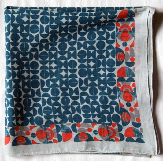Coral Perspective Cotton Square