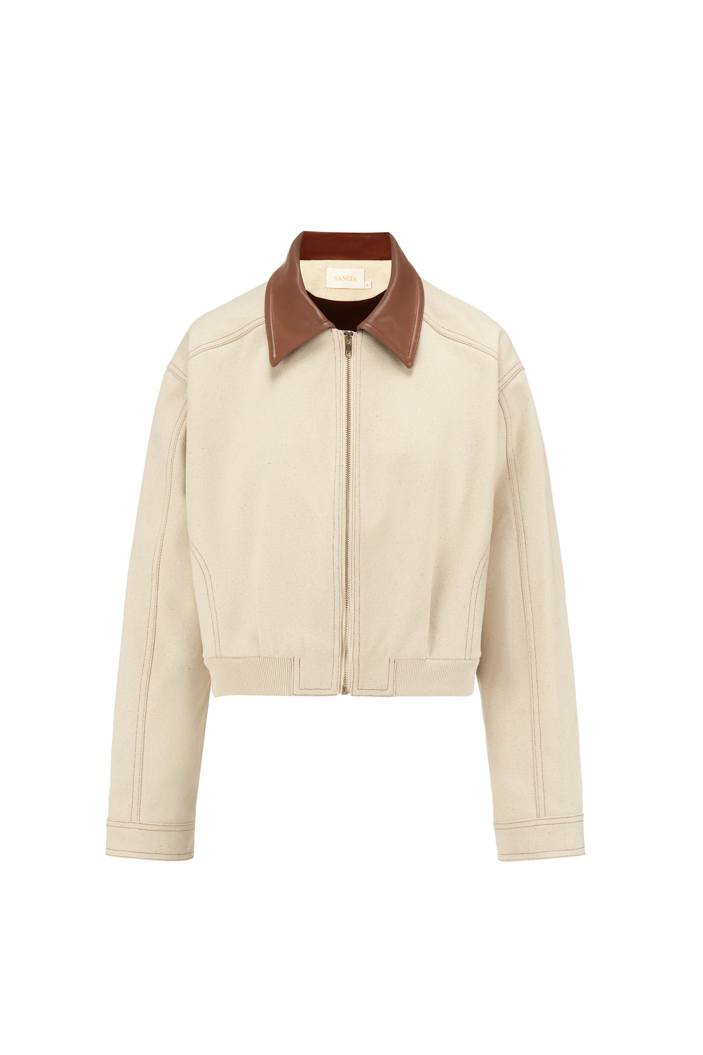 SANCIA - The Duckie Bomber Jacket | Sand
