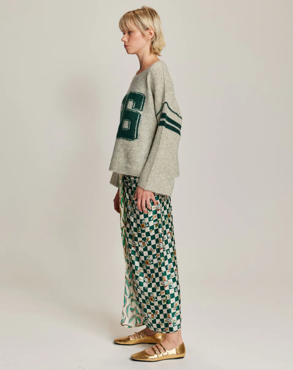 Me369 - Laurel Sporty Jade Sweater