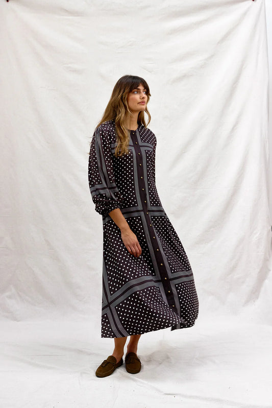 Binny - Hot Chocolate shirt dress