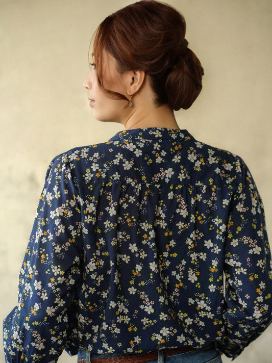 Marie Louise de Monterey - Amy Blouse | Navy