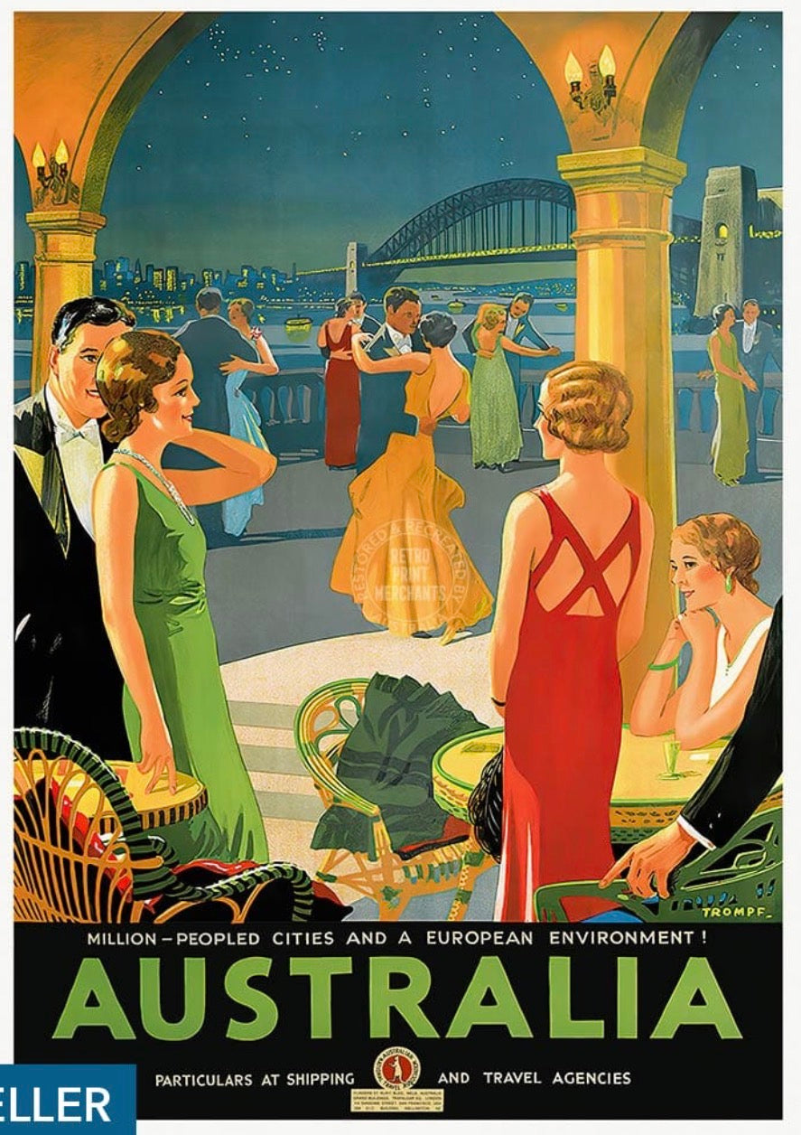 Retro Print Merchants - Million-peopled| Australia