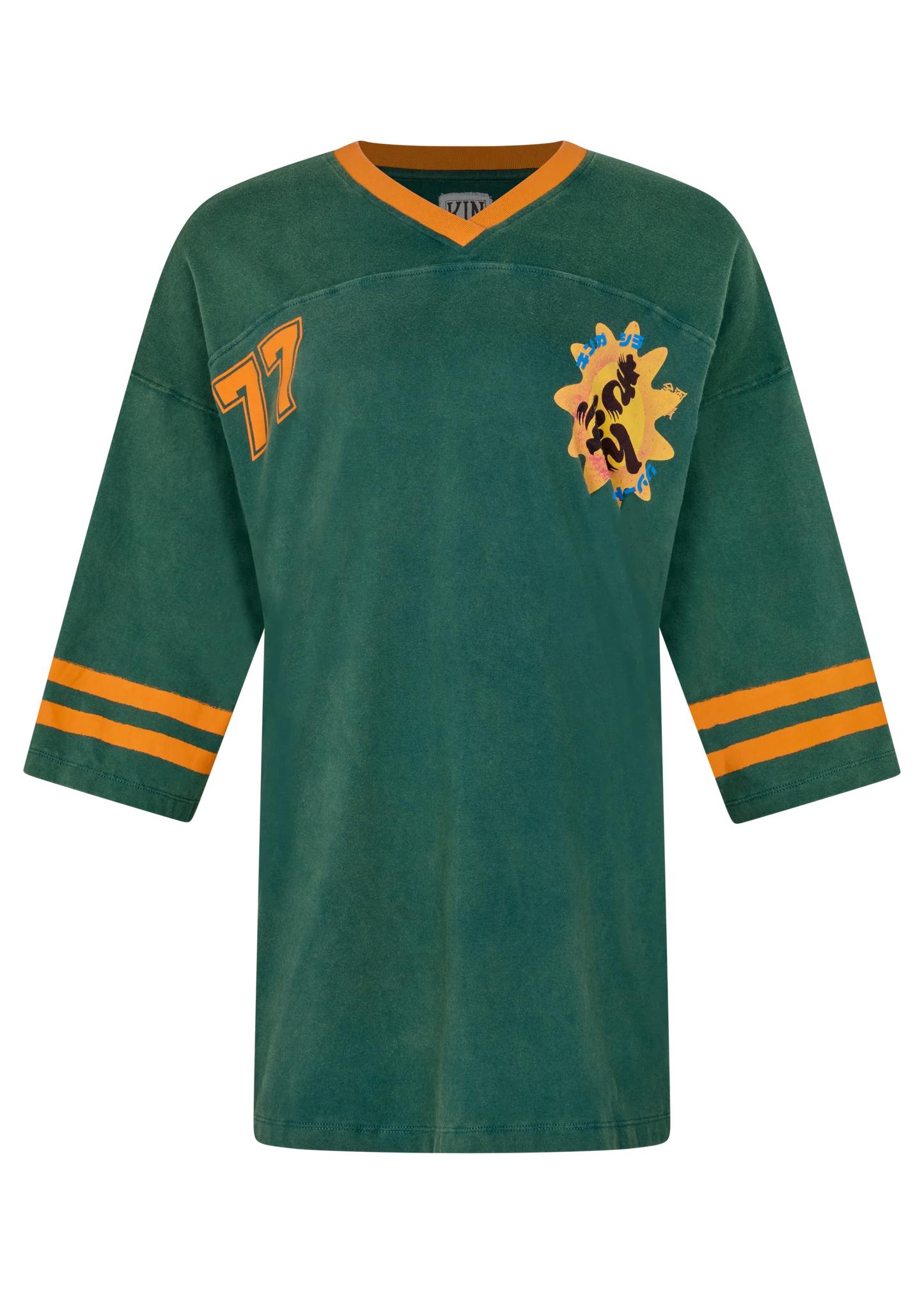 Kinga Csilla - 77 Sun Team Tee dress | Stonewashed green