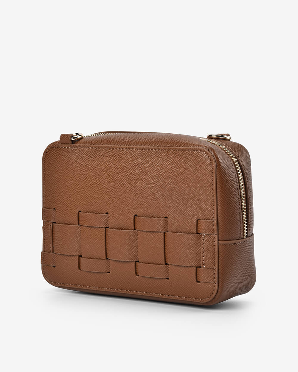 ELMS + KING - London Crossbody | Tan Saffiano