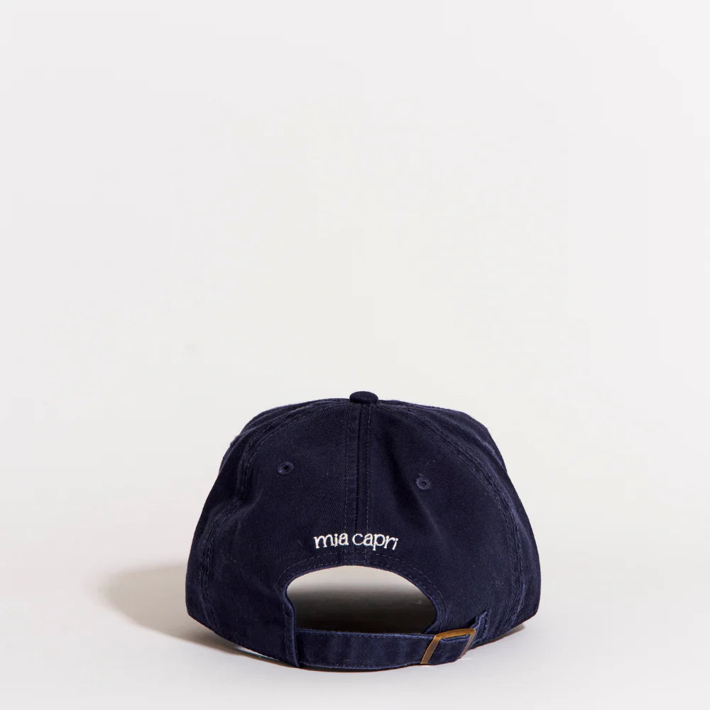 Mia Capri - Embroidered Cap | Navy