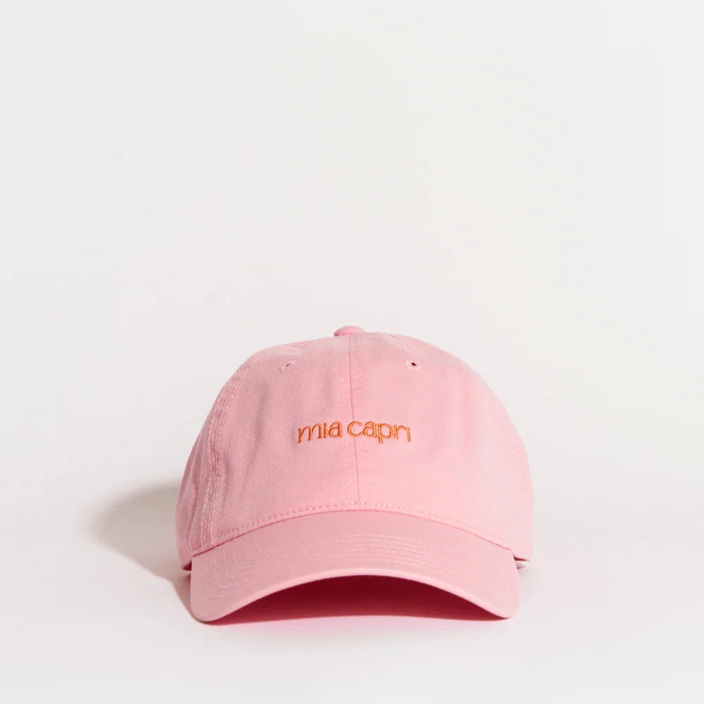Mia Capri - Embroidered Cap | Pink