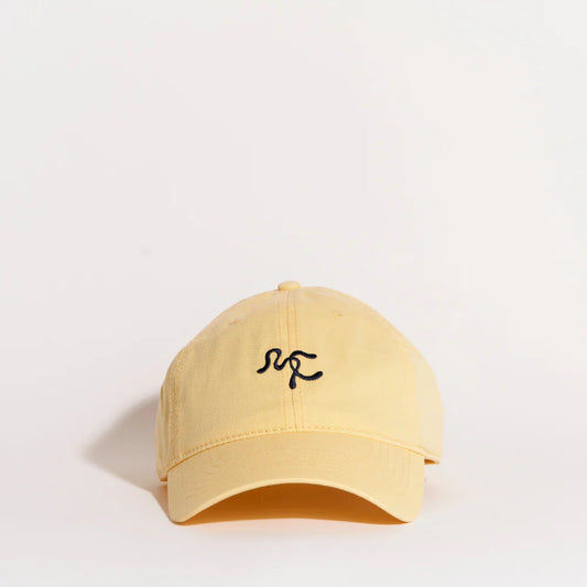 Mia Capri - Embroidered Cap | Yellow