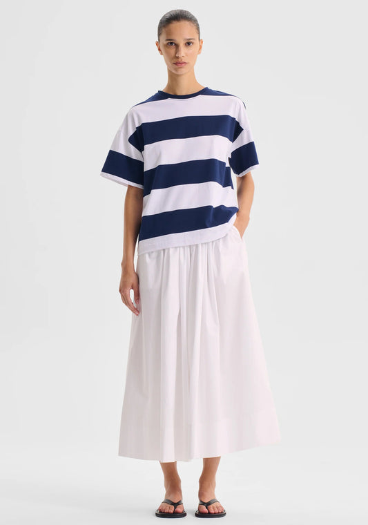 Morrison - Rory Stripe Tee | Navy Morrison