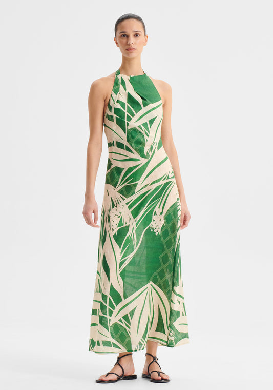 Morrison - Sorrento Linen Halter Dress Morrison