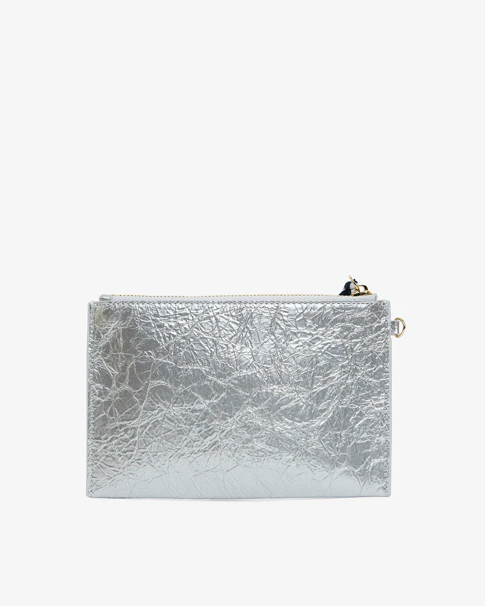 ELMS + KING - New York Coin Purse | Silver Crinkle