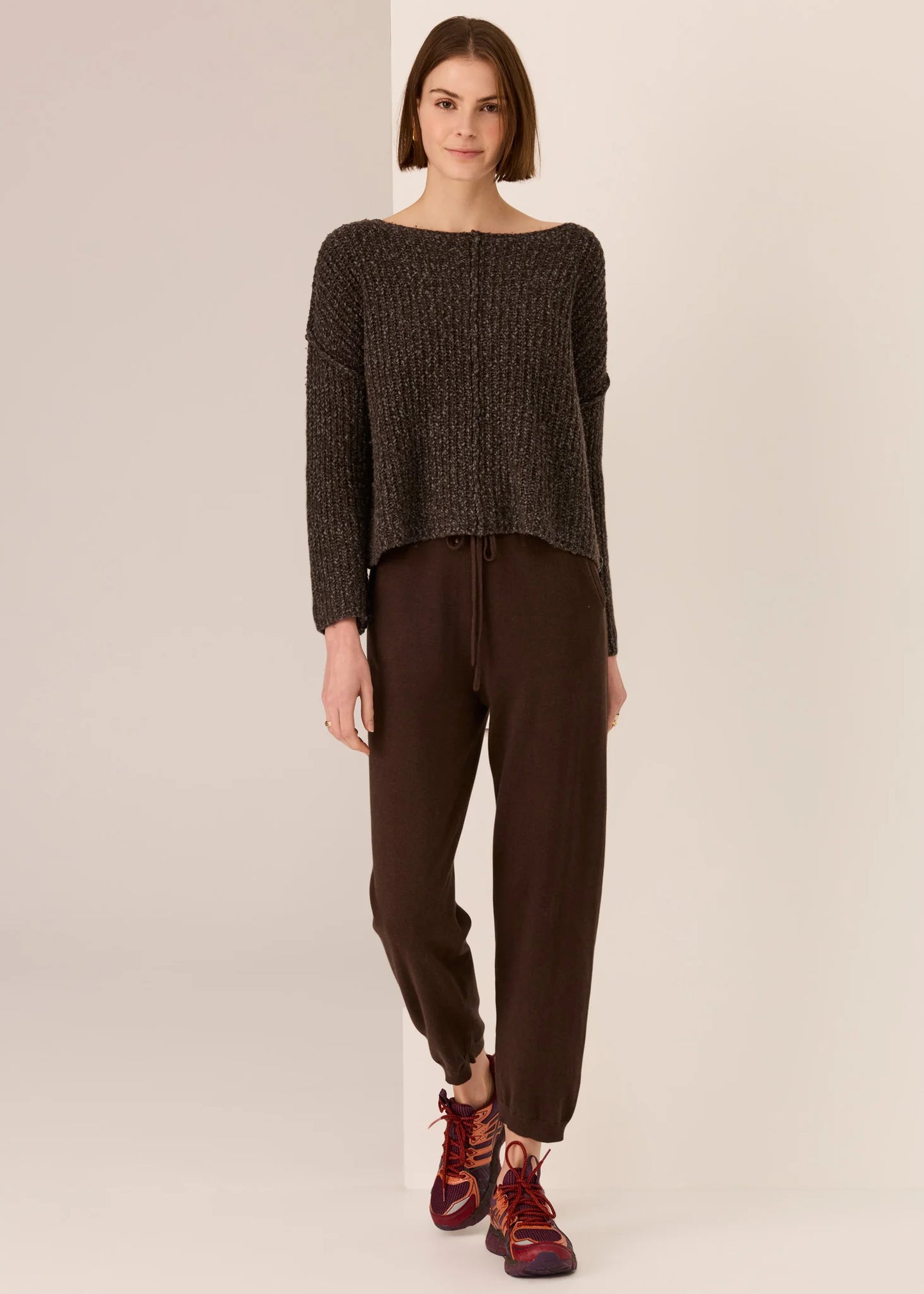 POL - Rowan Knit Pant | Chocolate