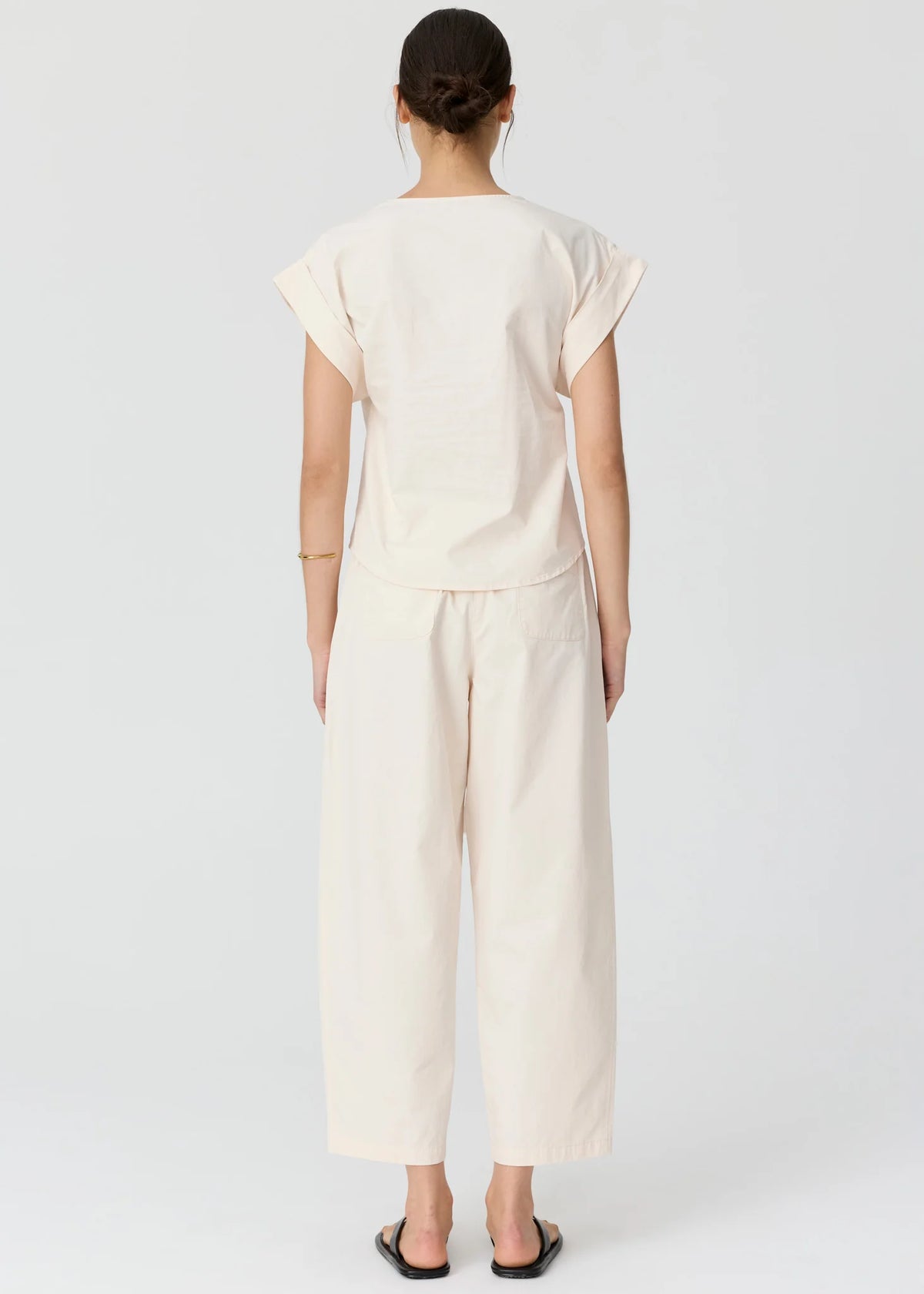 POL - Alma Barrel Pant | Pebble