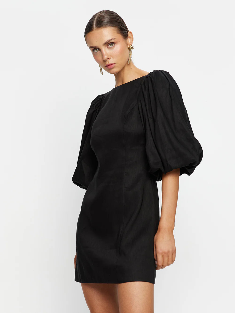 KIVARI - Cleo Bubble Sleeve Mini Dress