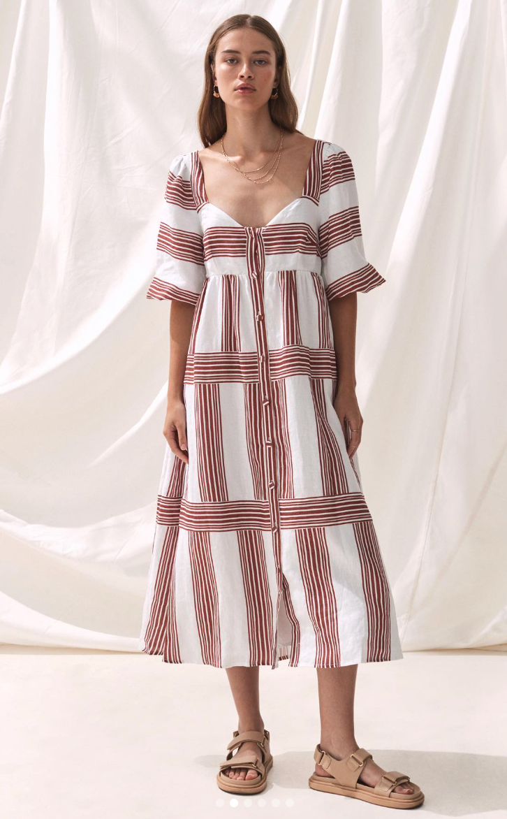SANCIA - Amalia Dress | Stripe