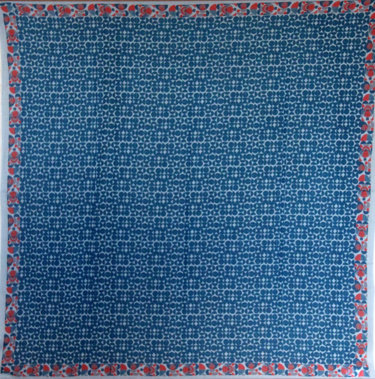 Coral Perspective Cotton Square