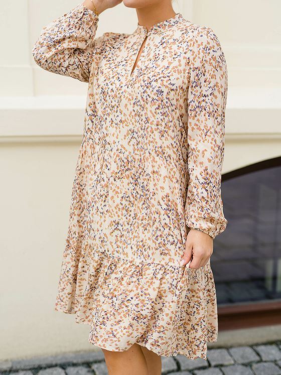 Second Female - Cosmos Dress | Chalk