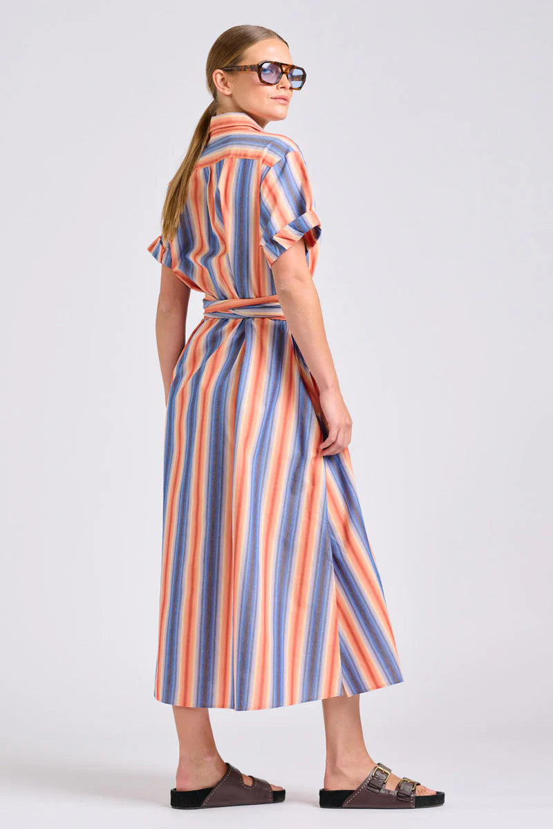 Shirty - The Lucy Dress | Blue Sky Stripe