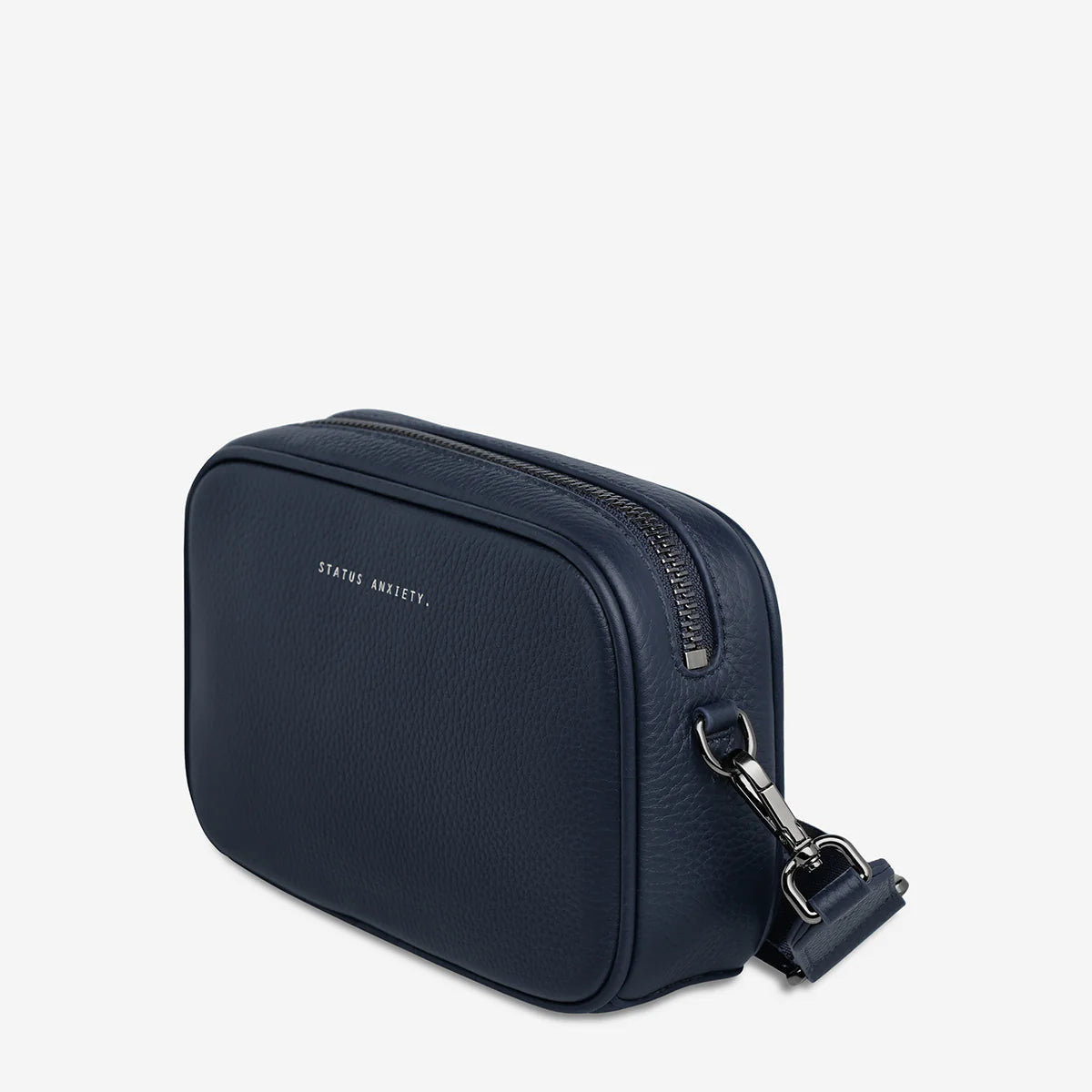 Status Anxiety -Plunder Bag With Dual Straps | Midnight Blue