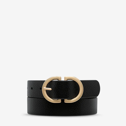 Status Anxiety - In Reverse Belt | Black/Gold