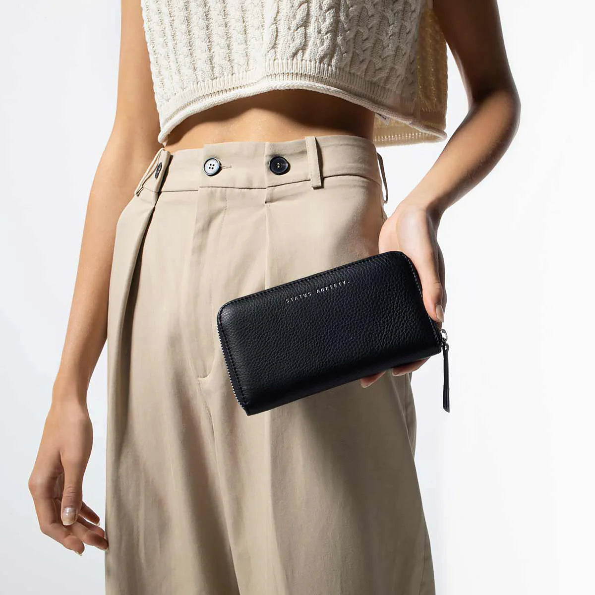 STATUS ANXIETY - Yet To Come Wallet | Black STATUS ANXIETY