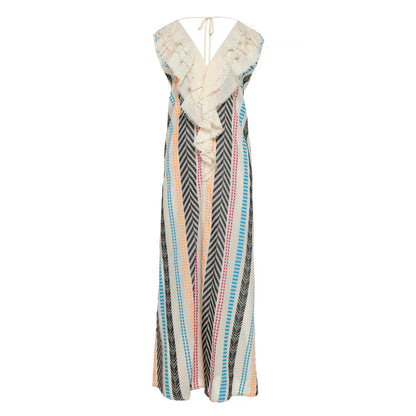 Devotion Twins - Jacquard Ruffle Dress | Florenza