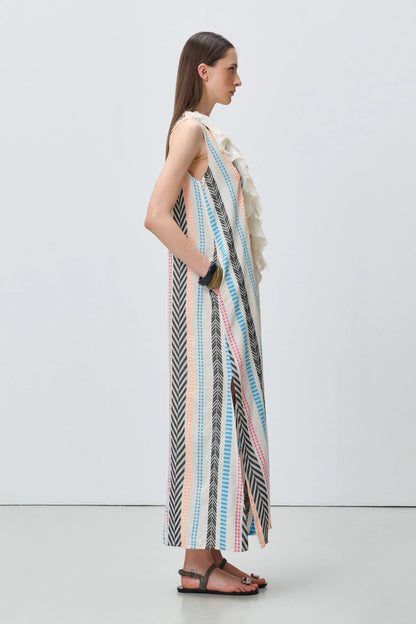 Devotion Twins - Jacquard Ruffle Dress | Florenza