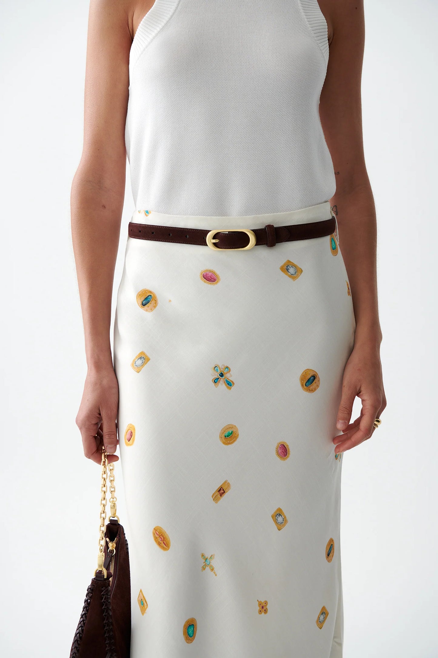 SANCIA - The Mira Belt | Espresso Suede