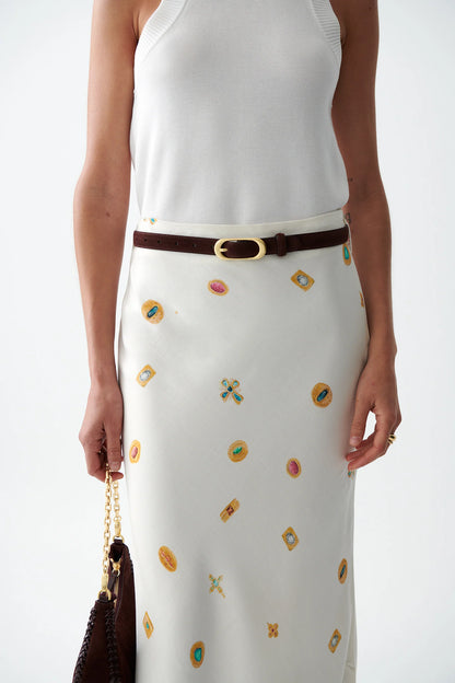 SANCIA - The Mira Belt | Espresso Suede