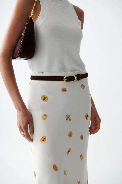 SANCIA - The Mira Belt | Espresso Suede