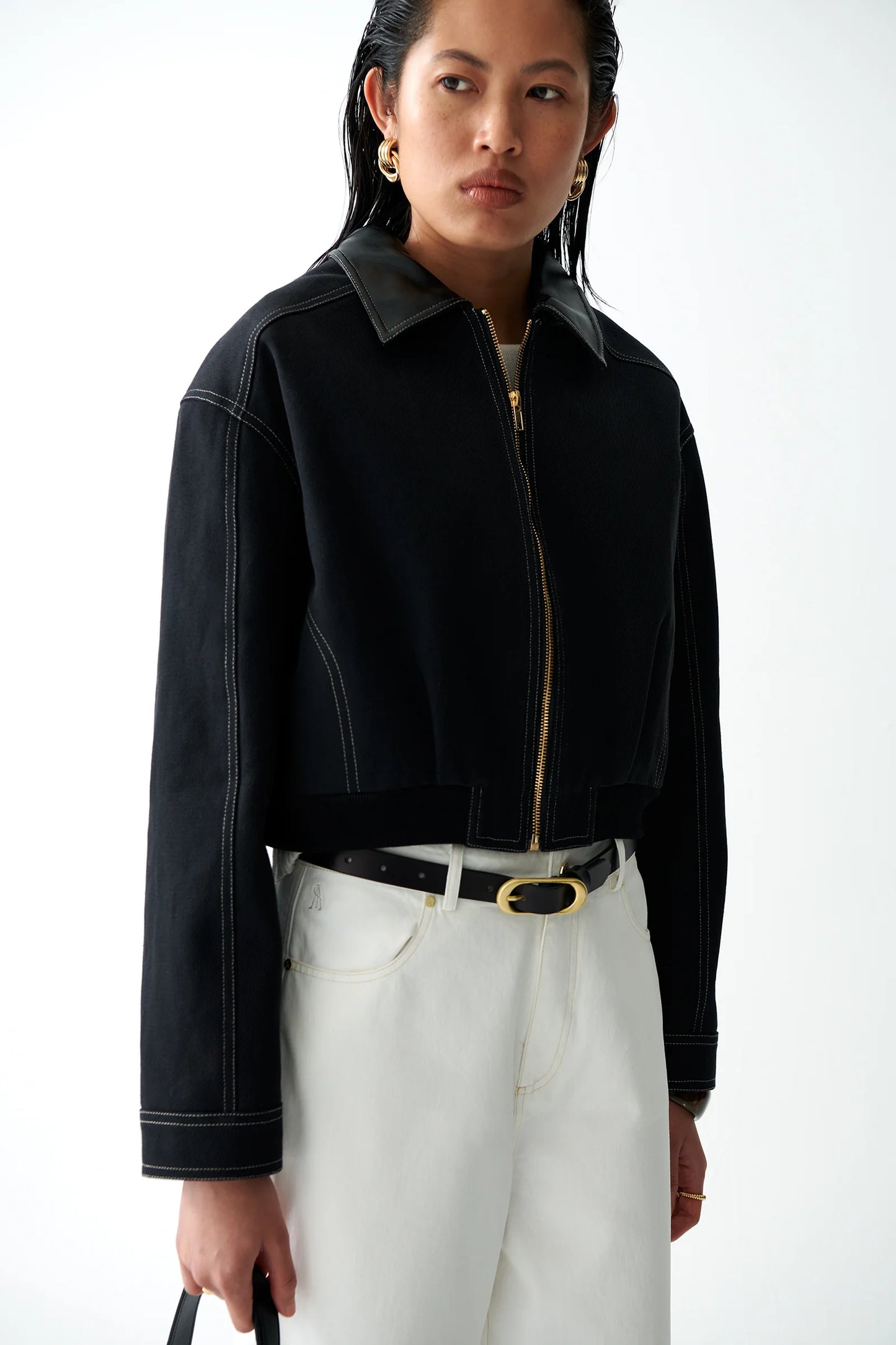SANCIA - The Mira Belt | Black Vegetable