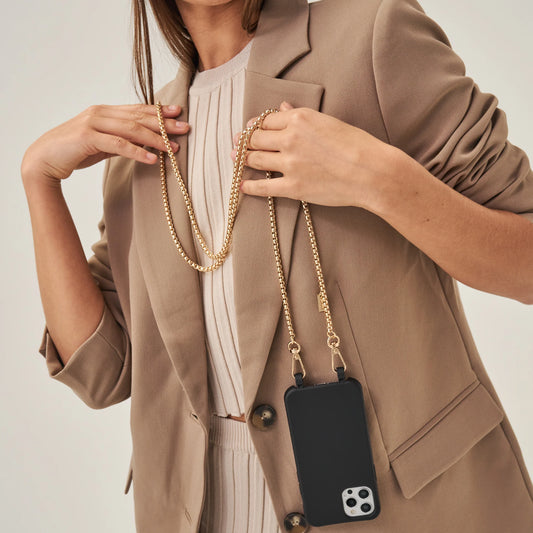 Louve Collection - Gaia Gold-Plated Crossbody Phone Chain