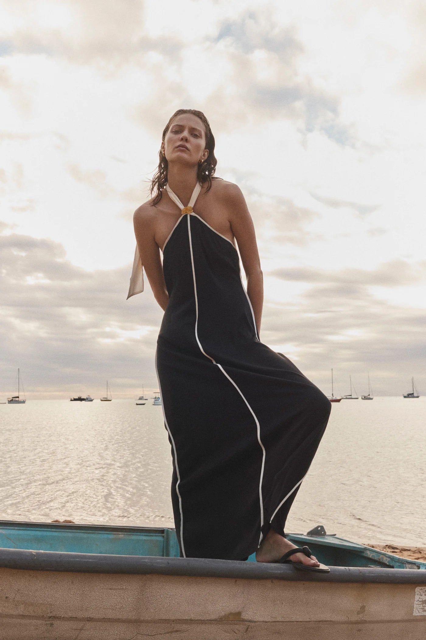 SANCIA - The Savannah Dress | Onyx