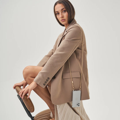 Louve Collection - Gaia Gold-Plated Crossbody Phone Chain