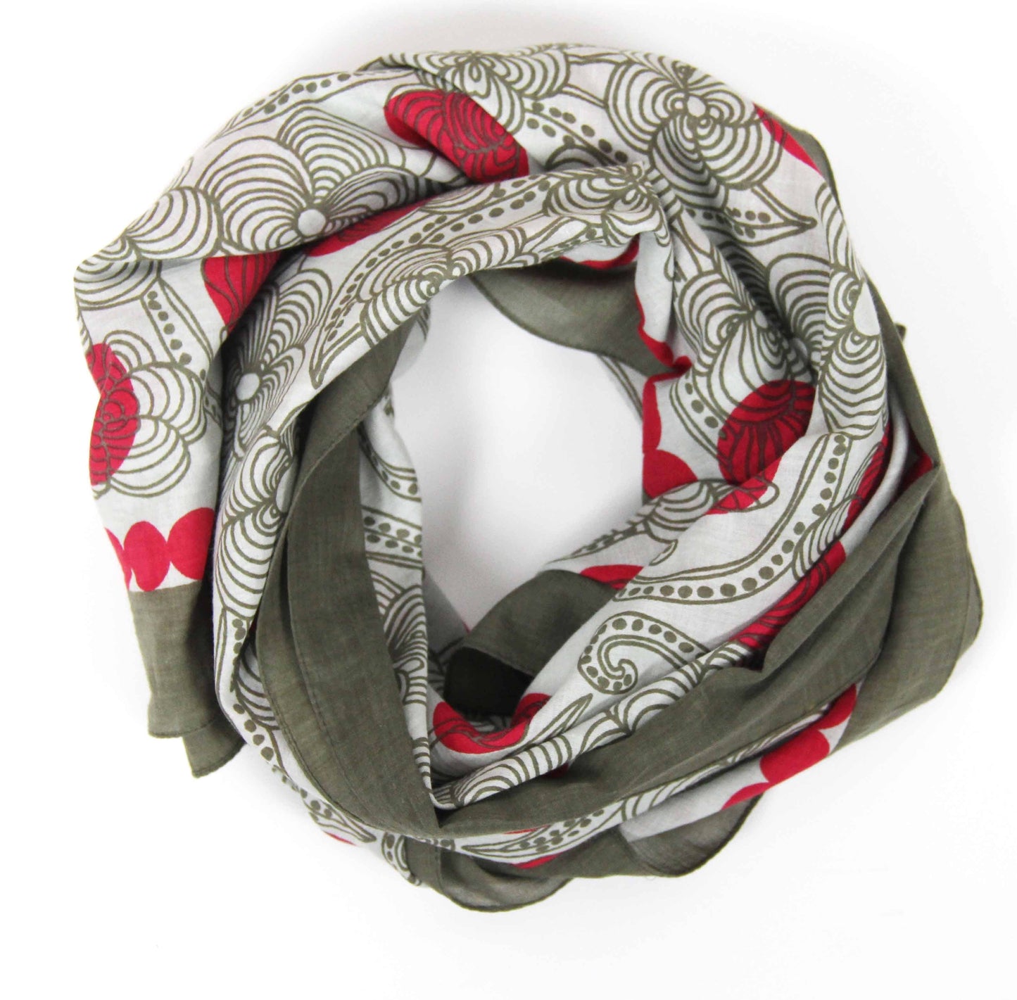 Burma Red Cotton Square