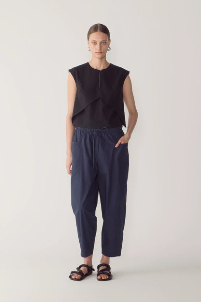 Foemina - Dakota Top | Black Poplin