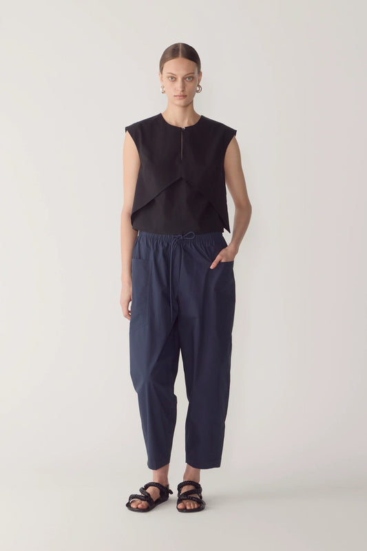 Foemina - Dakota Top | Black Poplin