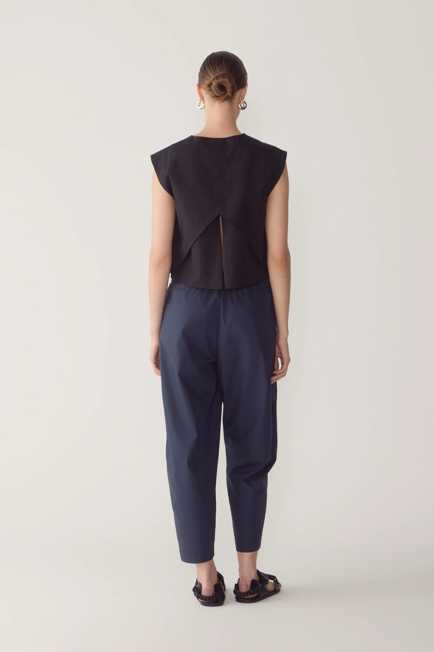 Foemina - Dakota Top | Black Poplin