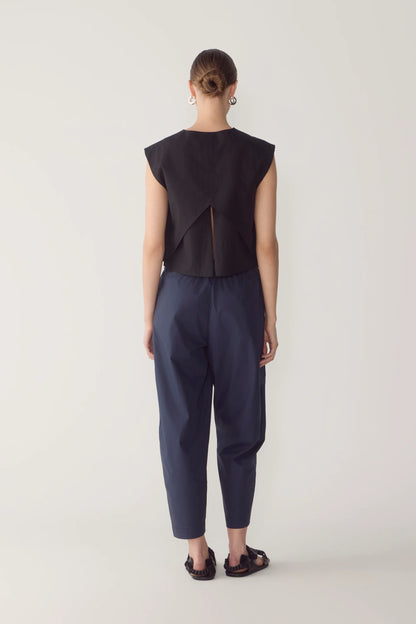 Foemina - Dakota Top | Black Poplin