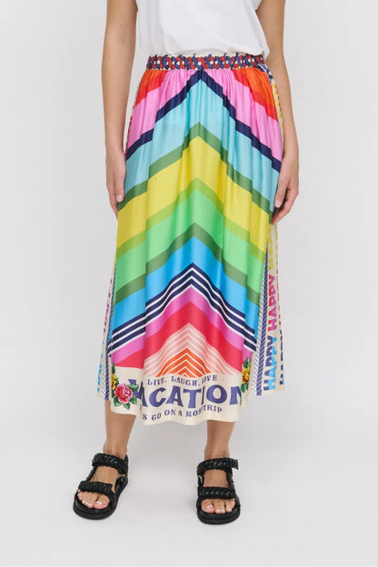 Me369 -Alexa Vacation Midi Skirt