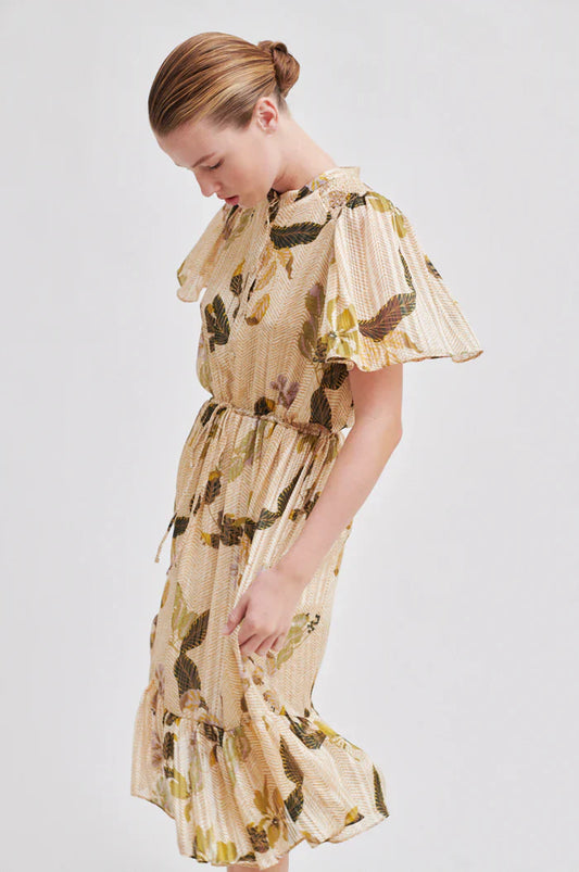 Second Female - Brezza Dress | Chalk