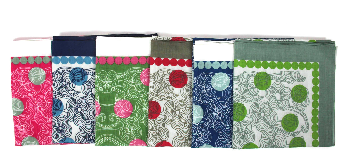 Burma Red Cotton Square