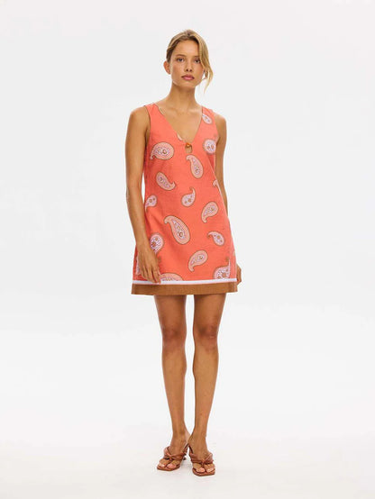 KIVARI - Ezra Mini Dress | Coral