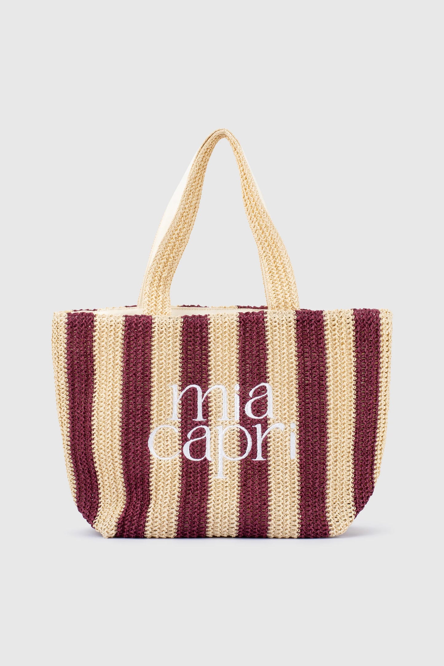 Mia Capri - Vacay Tote | Plum