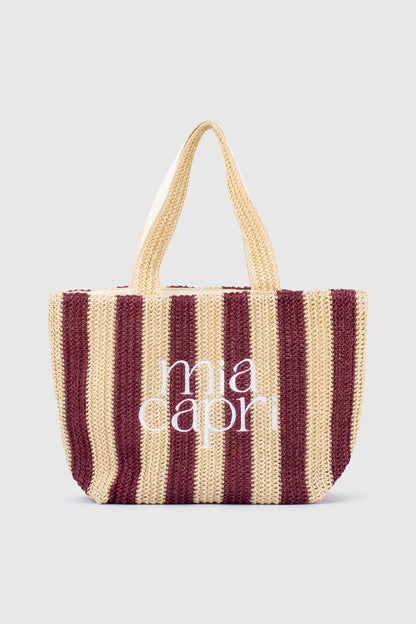 Mia Capri - Vacay Tote | Plum