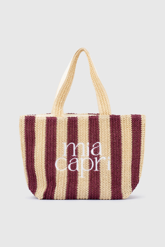 Mia Capri - Vacay Tote | Plum