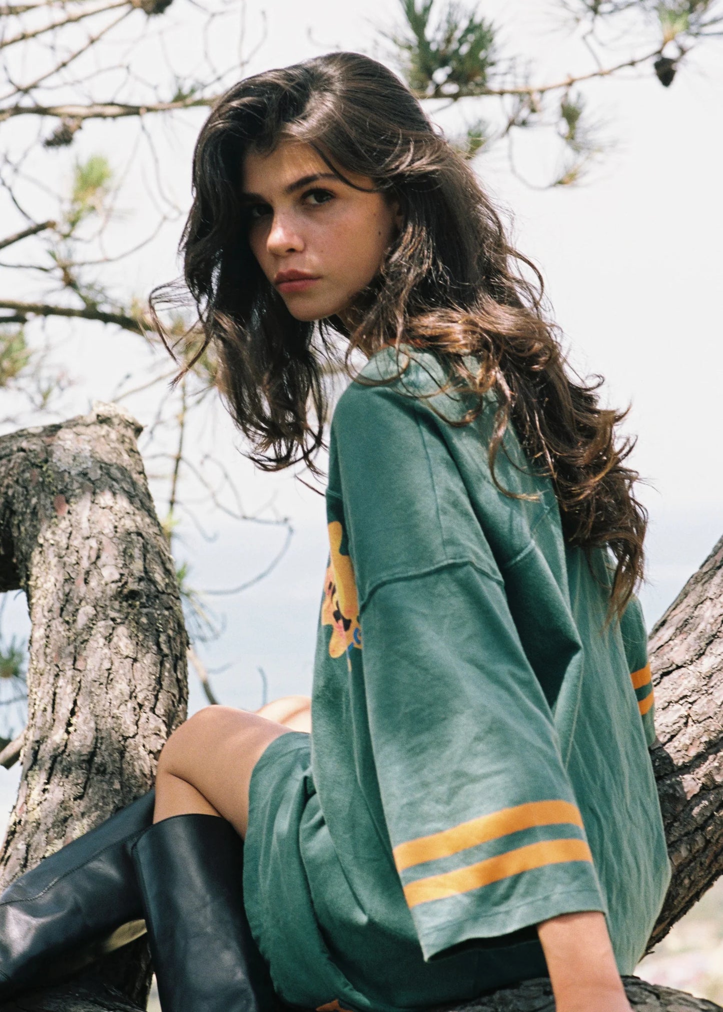Kinga Csilla - 77 Sun Team Tee dress | Stonewashed green