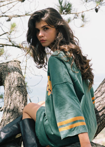 Kinga Csilla - 77 Sun Team Tee dress | Stonewashed green