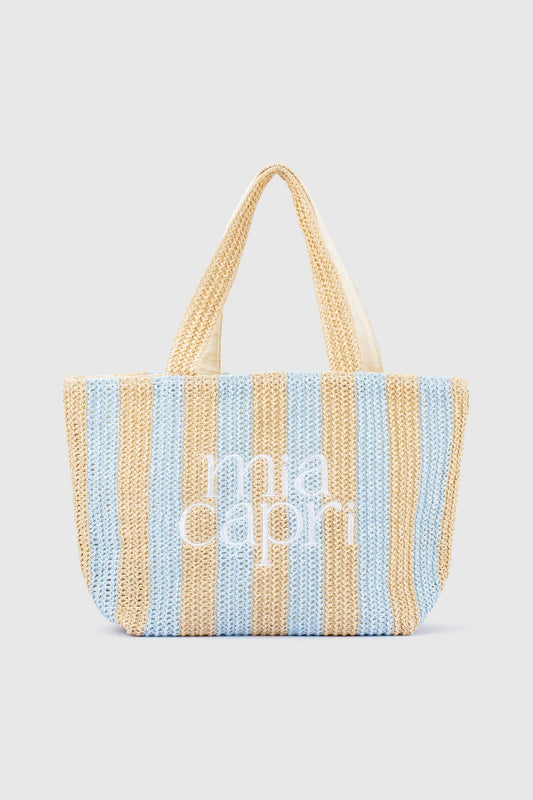 Mia Capri - Vacay Tote | Pale Blue