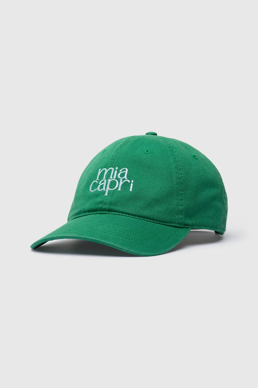 Mia Capri - Embroidered Cap | Green